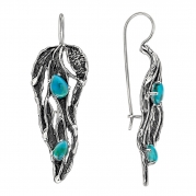 Серебряные серьги Yaffo